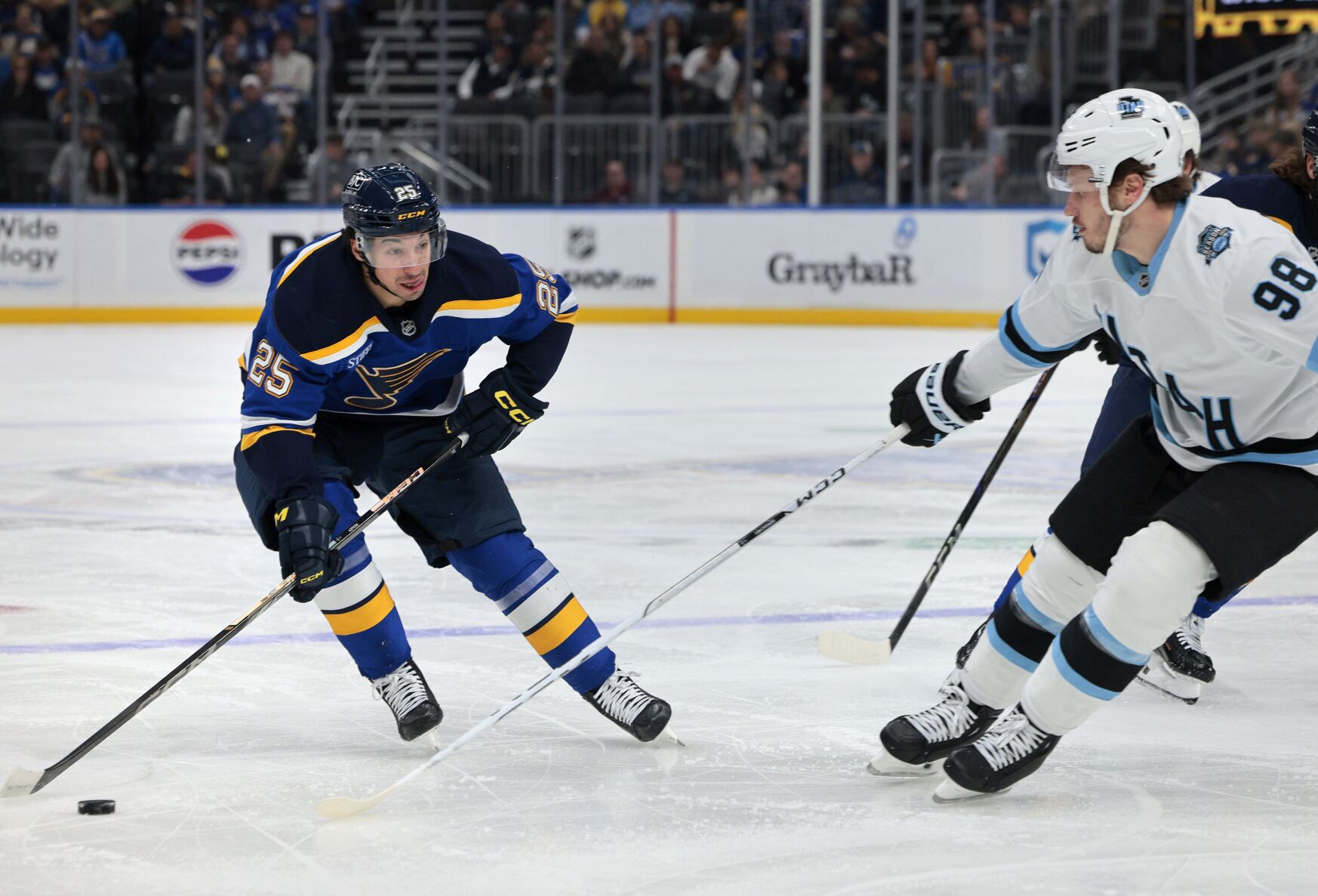 Blues host the Utah Hockey Club